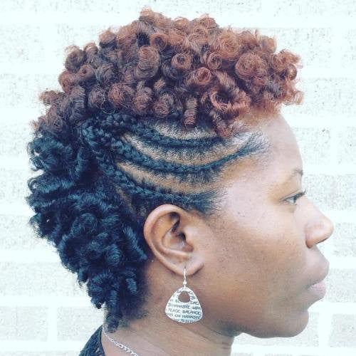 Natural hair style and natural hair products